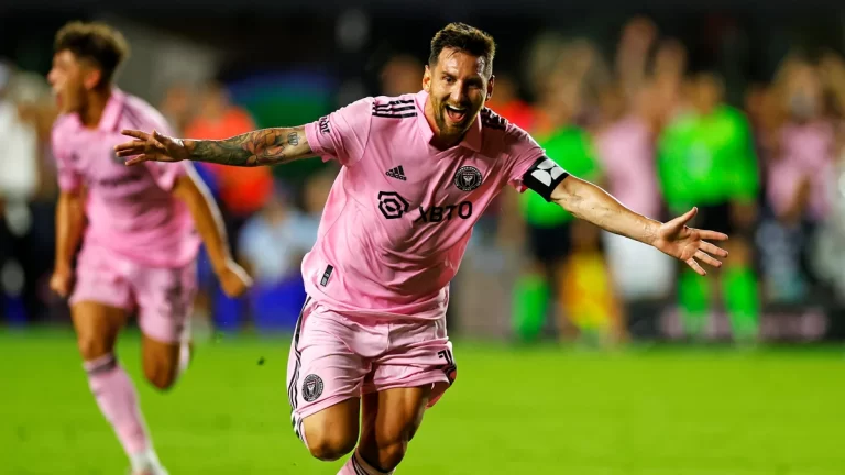 Lionel Messi Free Kick in MLS Soccer Club Lifts Miami to Victory