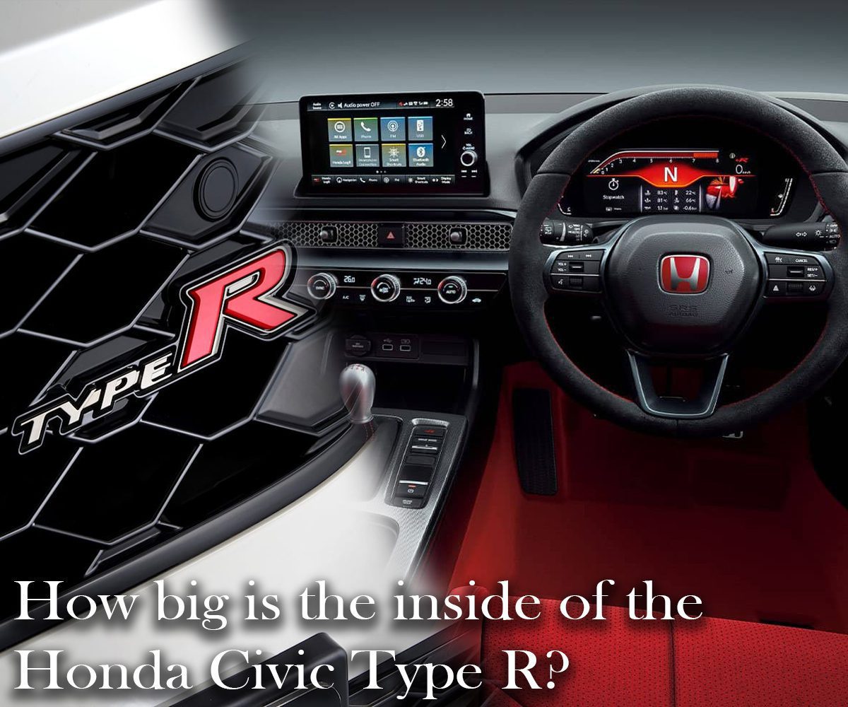 How big is the inside of the Honda Civic Type R?