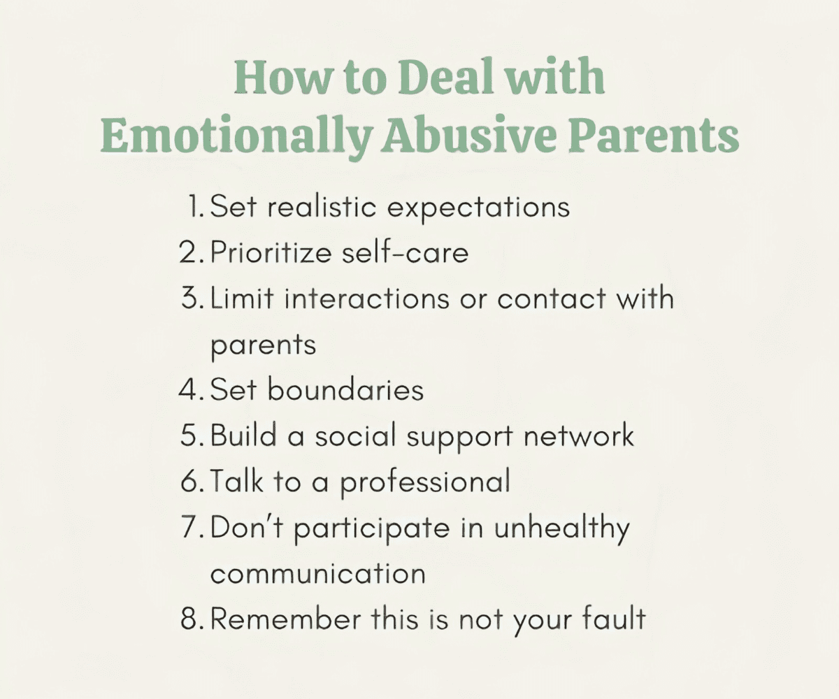 emotional abuse checklist