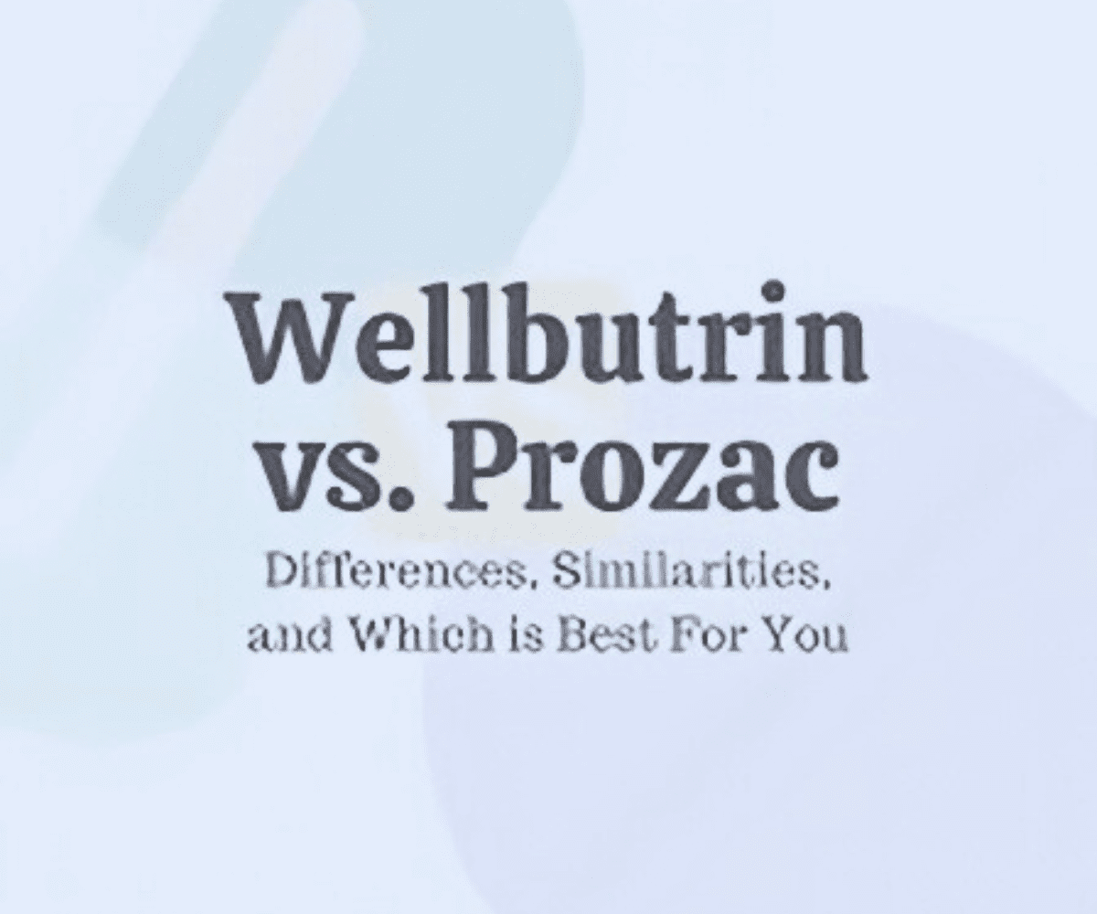 wellbutrin vs prozac
