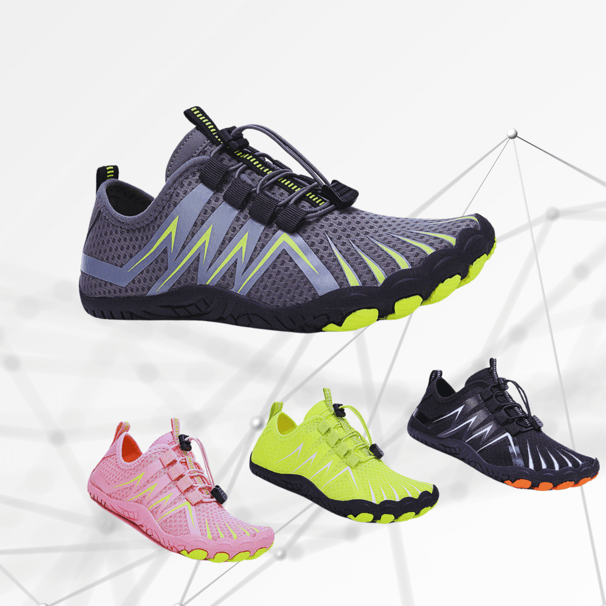 Color Options of Lorax Barefoot Shoes