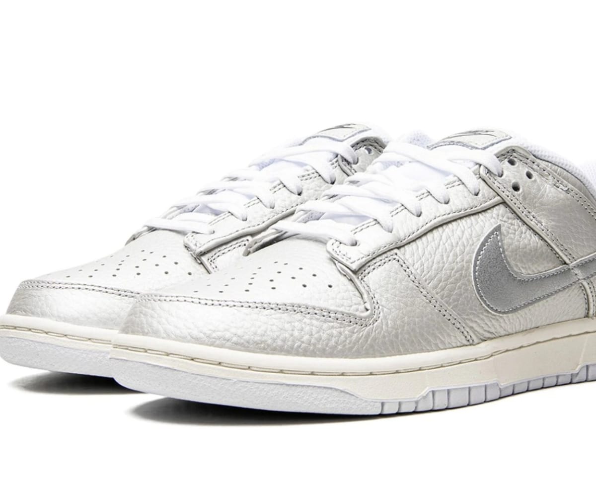 Silver Nike Dunks