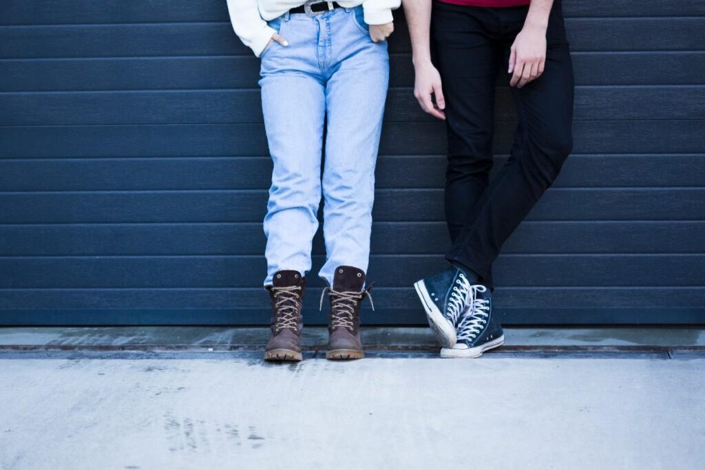 Boyfriend Jeans with Sneakers