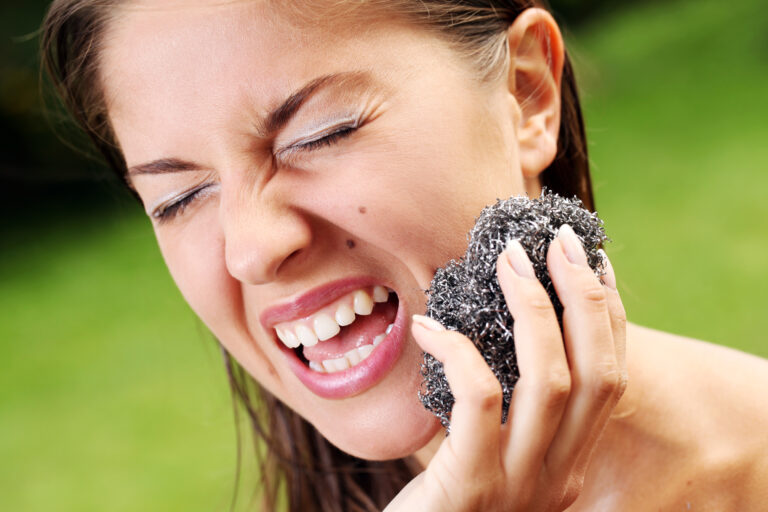 worn teeth